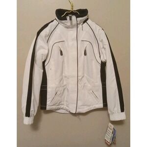 Marker Women White Colorblock Insulated Thermolite‎ Ski Jacket Size 6